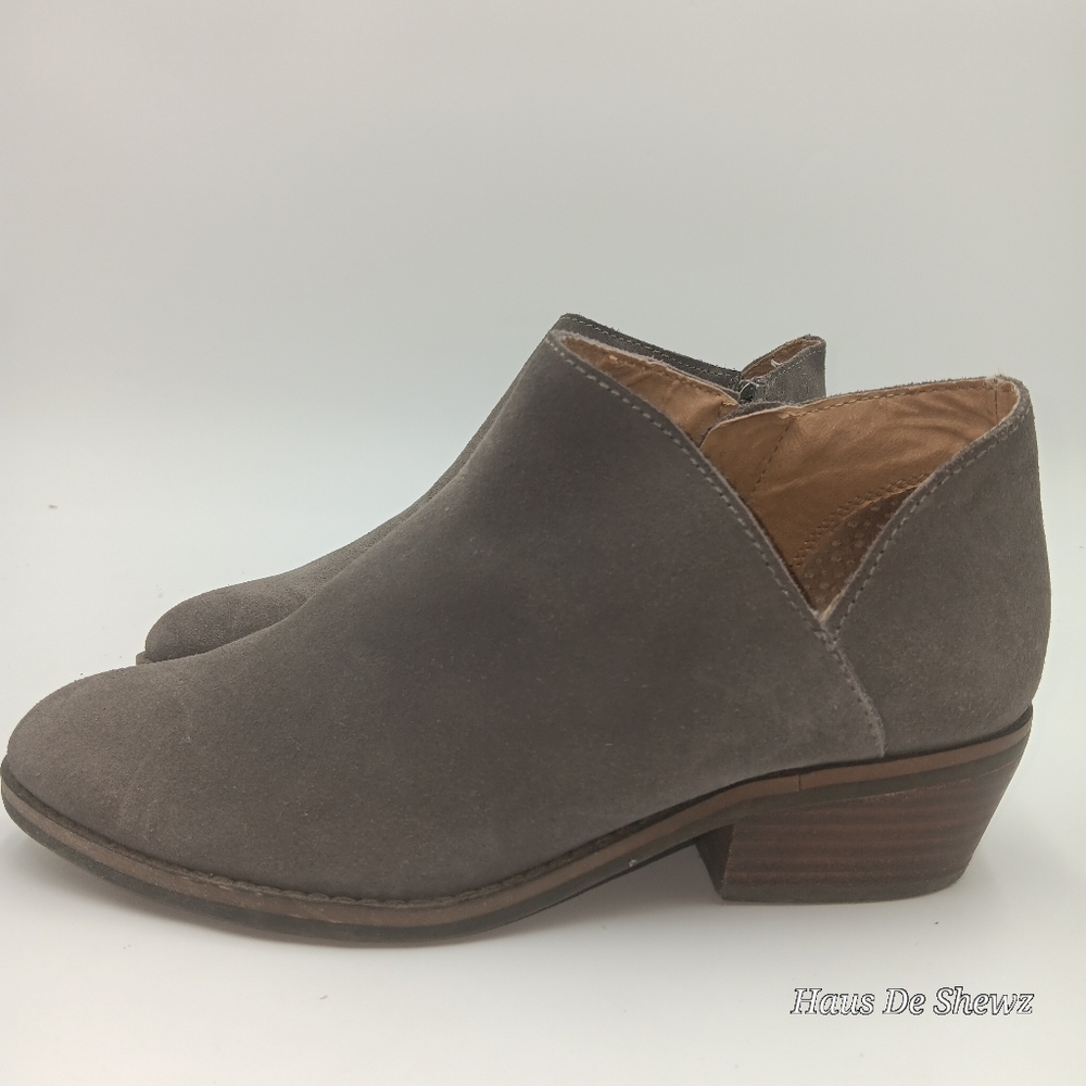 Lucky Brand Womens Frankela grey suede, size 6 - Picture 2 of 15